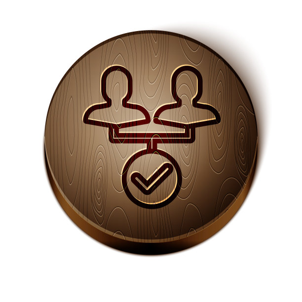 褐线项目团队基地图标隔离上图片下载