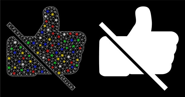 耀斑网线框架没有喜欢的图标与耀斑图片下载