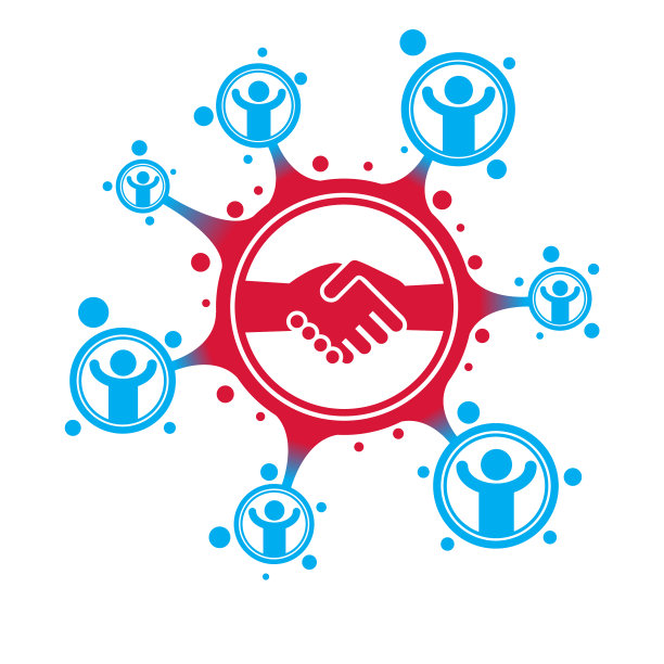 社会关系概念标志是唯一的象征图片下载