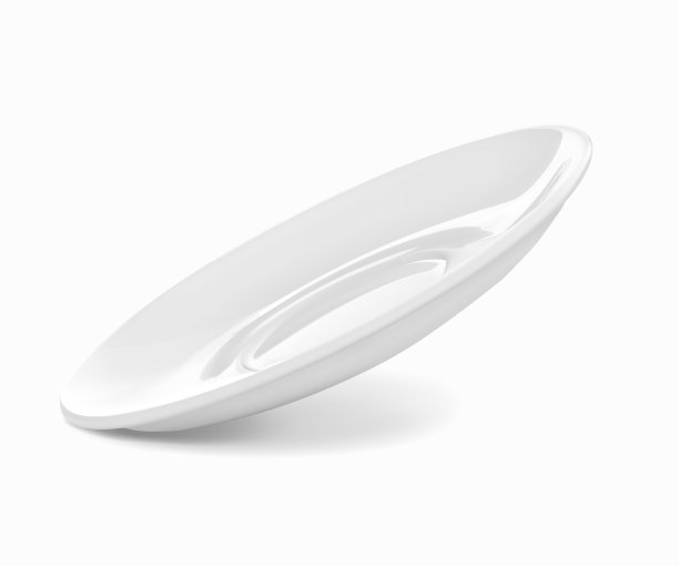 白色的碟子图片下载