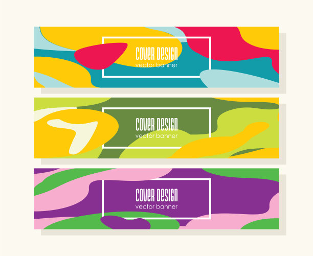 复古设计模板的横幅，传单和图片下载