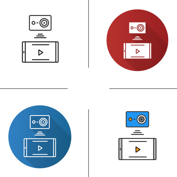 行动摄像头到智能手机无线wifi图片下载