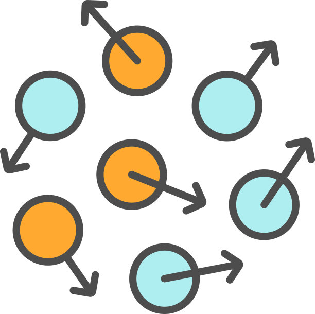 混沌符号颜色图标图片下载