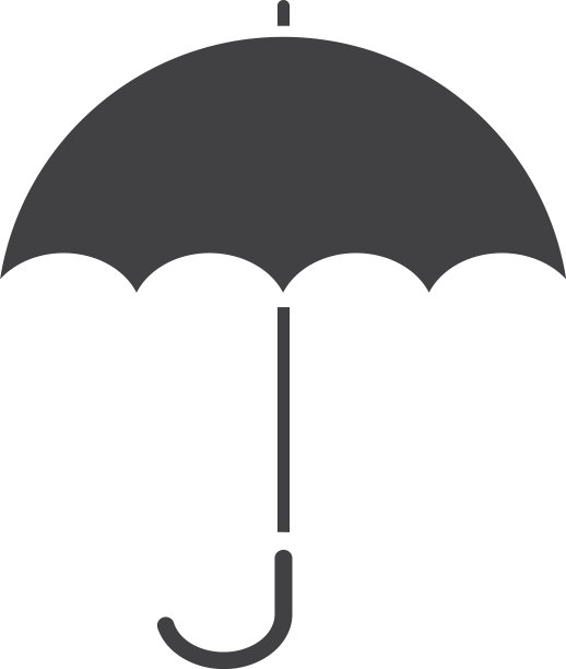 伞字形图标图片下载