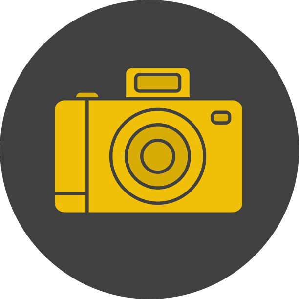 照片相机字形颜色图标图片下载