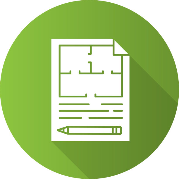 平面平面设计长阴影字形图标图片下载