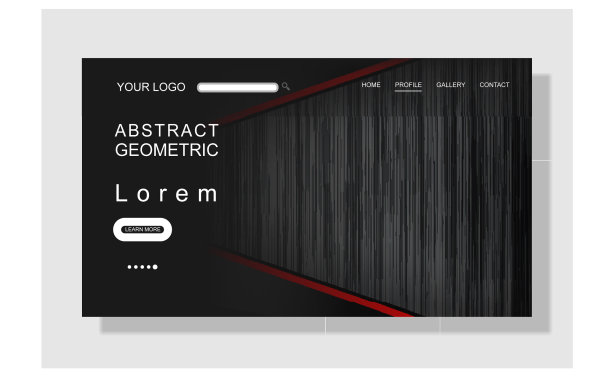 现代化的登陆页面模板，丰富多彩的业务图片下载