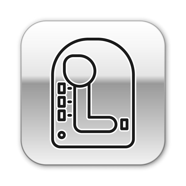 黑色线挡图标隔离在白色图片下载