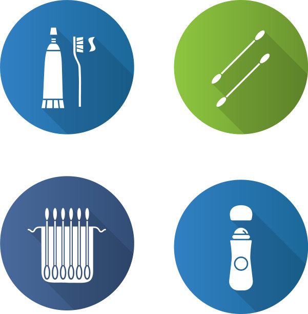 卫生用品平面设计长影字形图片下载