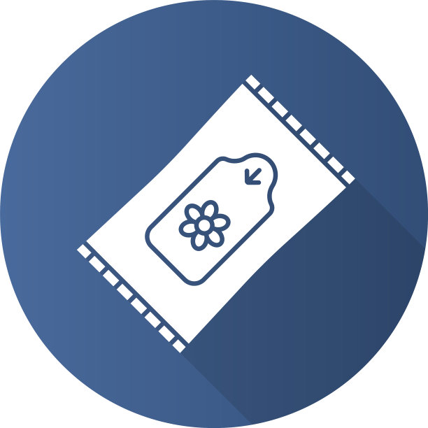 湿纸巾平面设计长阴影字形图标图片下载