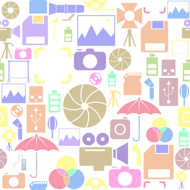 图片设备无缝图案背景图标图片下载