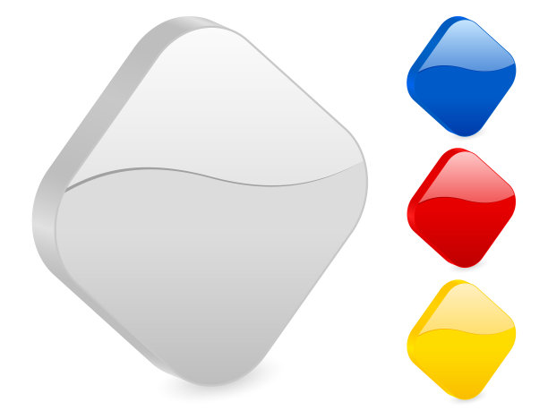 3 d菱形图标图片下载