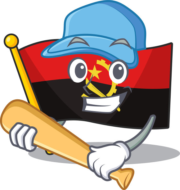 酷旗安哥拉卷轴卡通人物设计图片下载