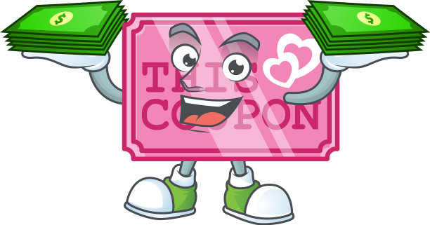 幸福富粉爱券人物带钱图片下载