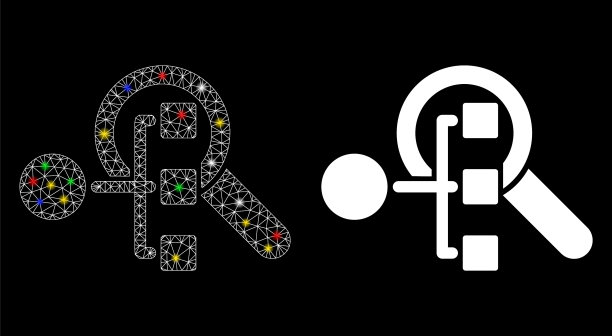 耀斑网体探索结构图标图片下载