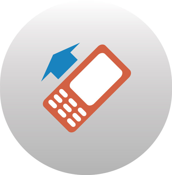 图标手机与箭头设计图片下载