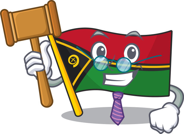 专业评委旗帜瓦努阿图卷轴呈现图片下载