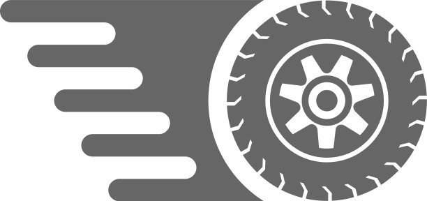 快速轮胎标志图标设计模板图片下载