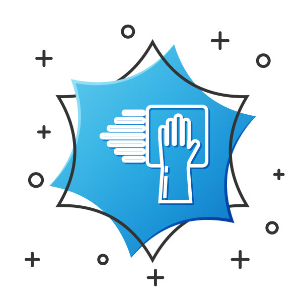 白线清洗服务图标隔离在白色上图片下载