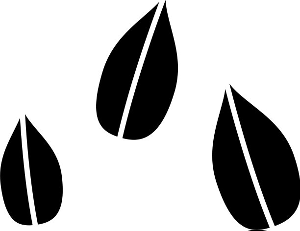 黑芝麻图标孤立在白色上图片下载