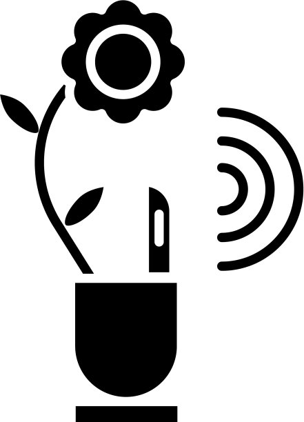 黑色智能农业技术-农场自动化图片下载