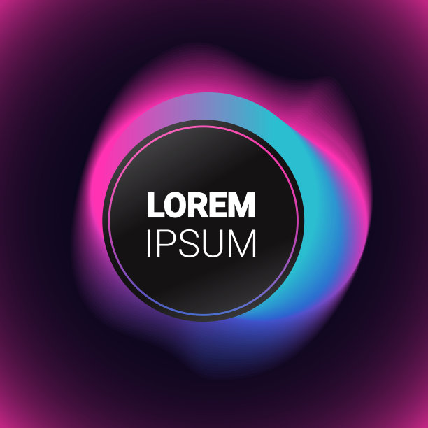 动态色彩梯度形成抽象旗帜图片下载