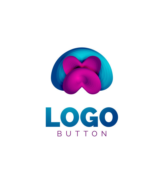 抽象圆形标志模板最小图片下载