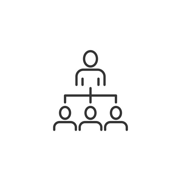 企业组织结构图与商务人士图片下载