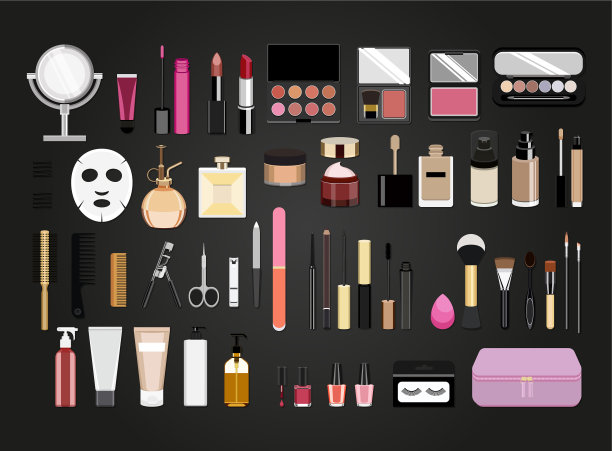 各种美容化妆品套装图片下载