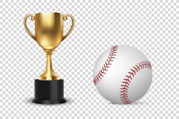 逼真的3d金冠杯图标图片下载