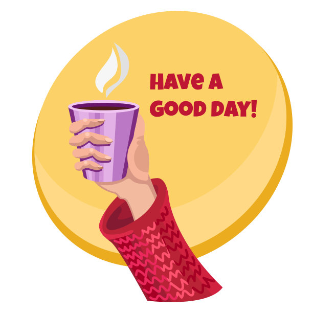 那只手在红色夹克里放着一杯热咖啡图片下载