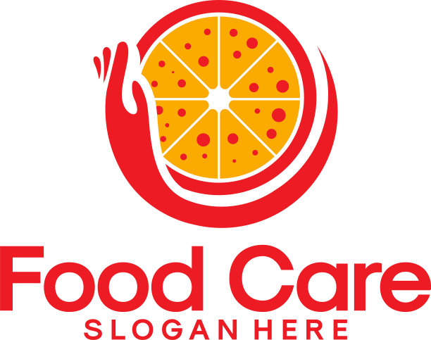 食品保健标志设计简单的披萨保健标志图片下载