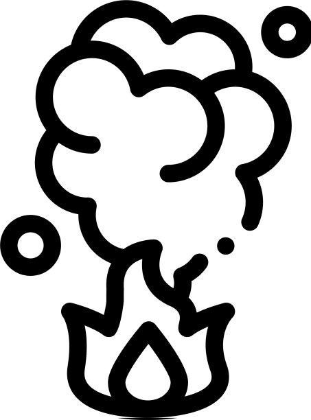 火焰燃烧图标火焰轮廓图片下载