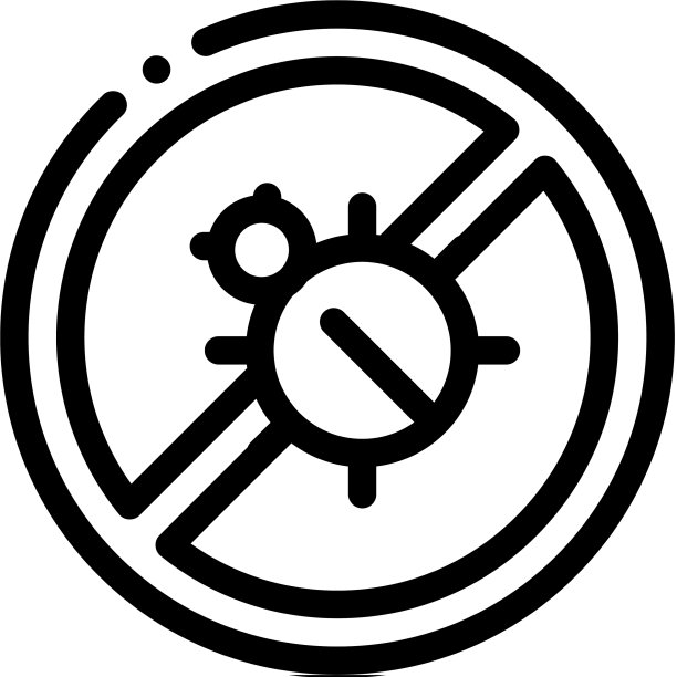 防床垫臭虫图标轮廓图片下载