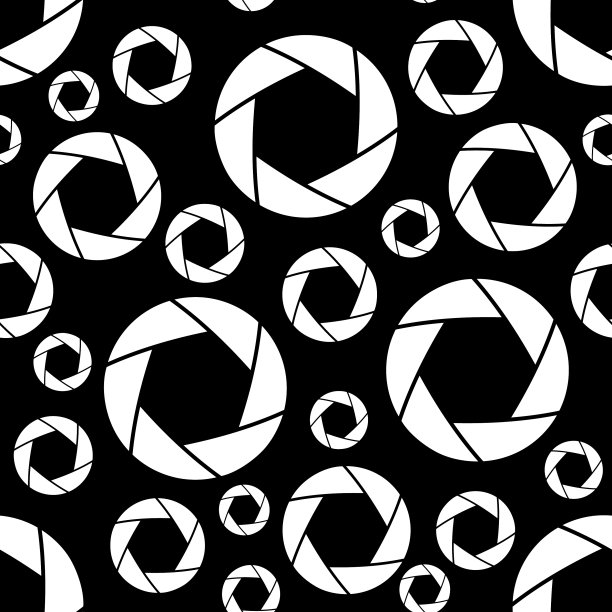 抽象黑白无缝图案用图片下载