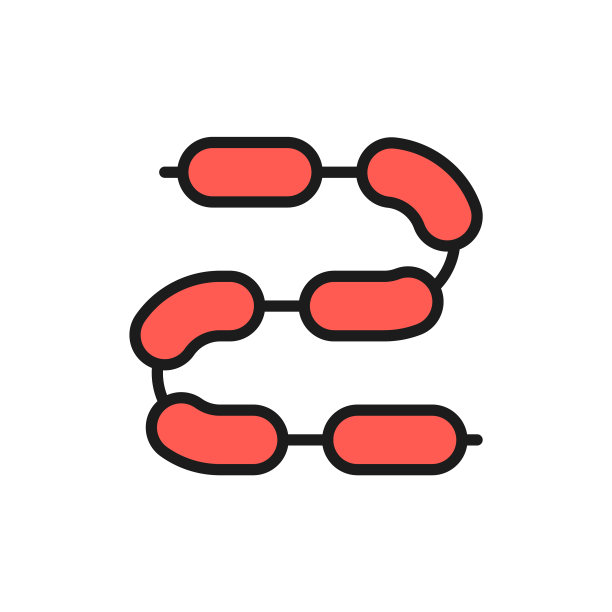 巴伐利亚香肠单色线图标孤立图片下载
