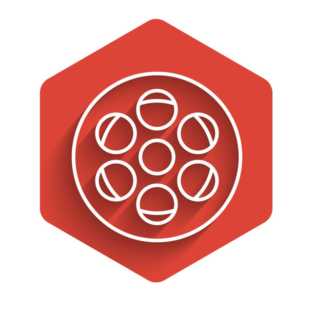 白线胶片卷轴图标隔离用长图片下载