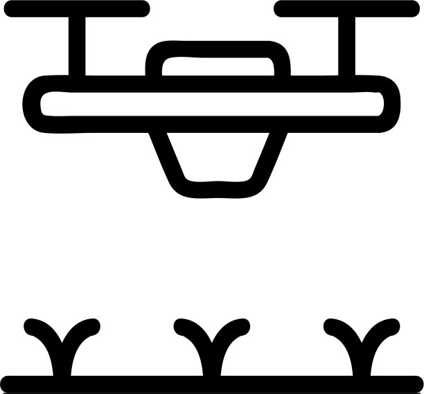 智能农场图标孤立轮廓符号图片下载