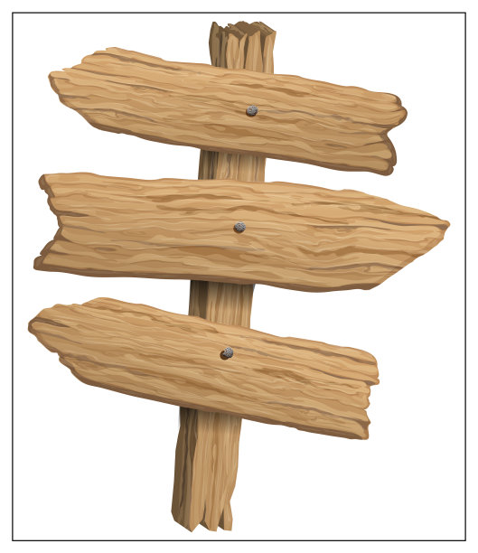 木制的旗帜、标牌或木板图片下载