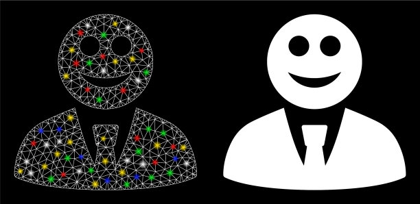 耀斑网网高兴老板图标与耀斑图片下载