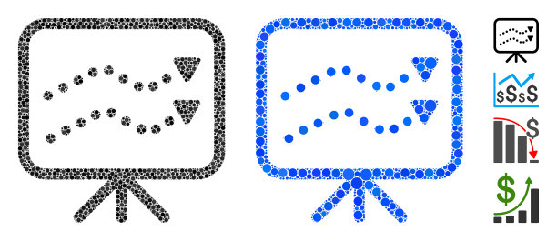 金融趋势板块组成图标圈图片下载