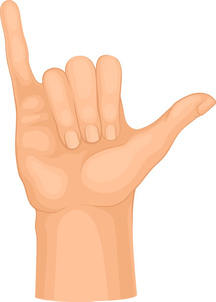 详细的手工制作手机手势孤立上图片下载