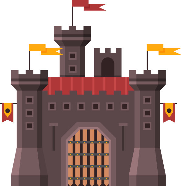 中世纪的石头城堡，童话般的城堡图片下载