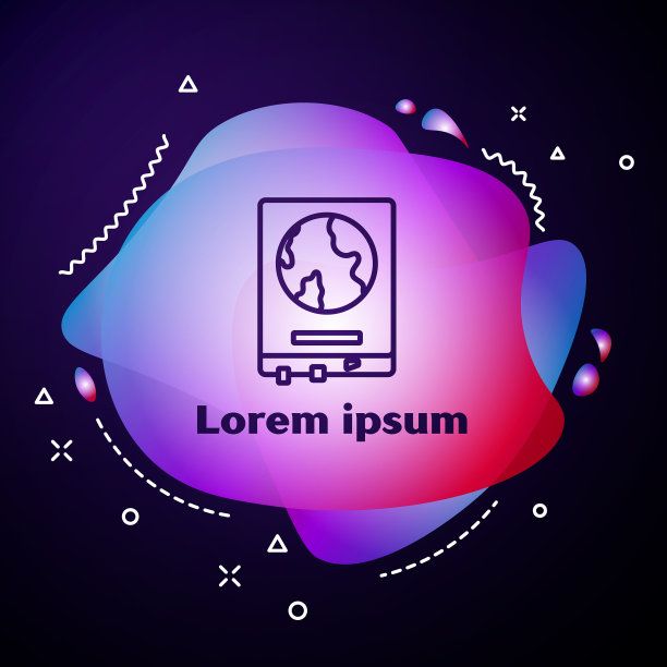 学校黑板上的紫色线世界地图图标图片下载