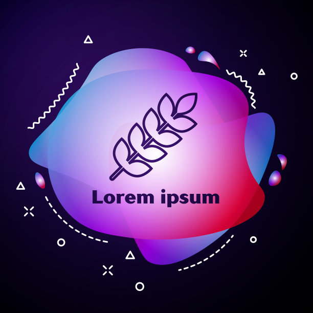 紫线谷物，配水稻、小麦、玉米图片下载