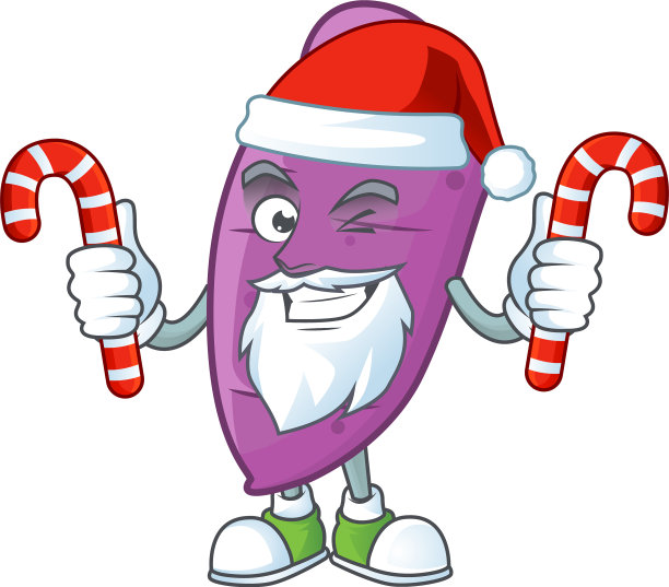 在圣诞老人冲绳偏航卡通人物图片下载