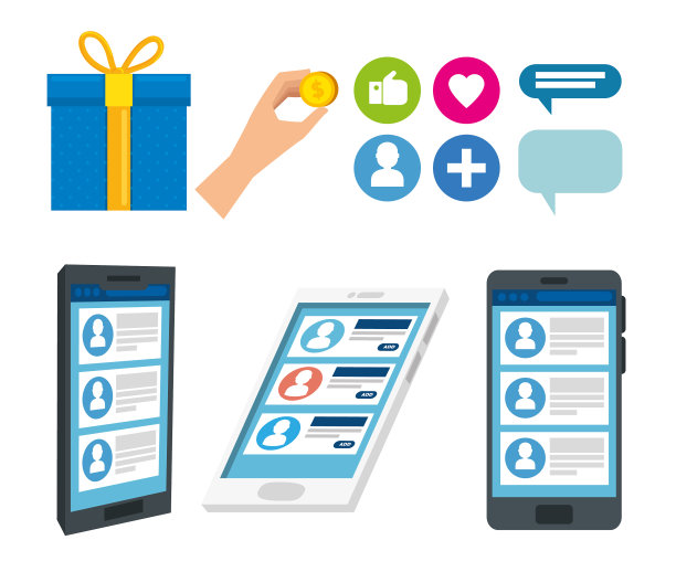 设置社交媒体图标图片下载