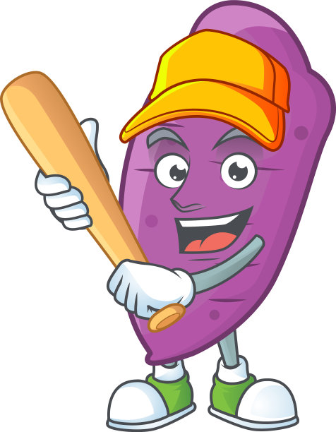 滑稽微笑的冲绳偏航卡通吉祥物图片下载