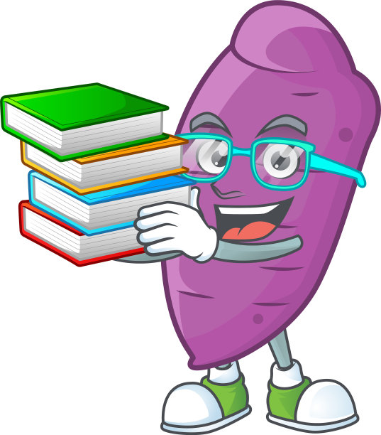 学生与书冲绳偏航吉祥物卡通图片下载