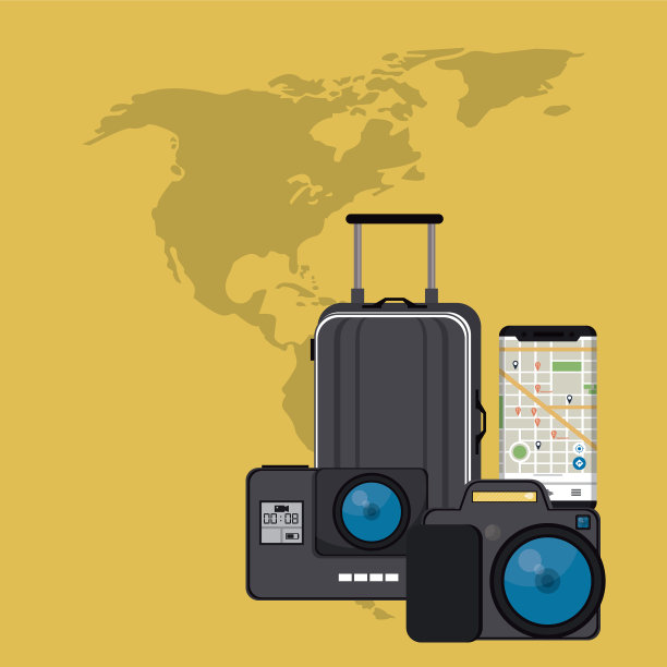 世界旅行场景设置图标图片下载